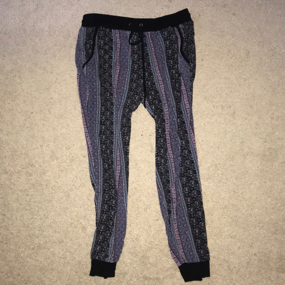 Tribal printed joggers